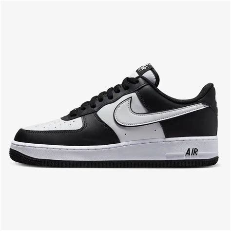 white swoosh panda air force 1